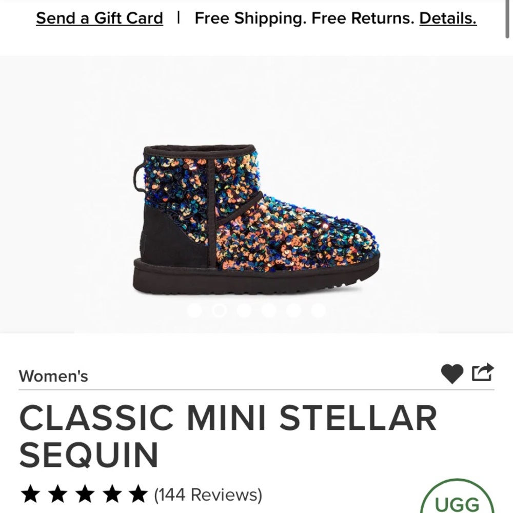 Mini stellar sequin Ugg’s